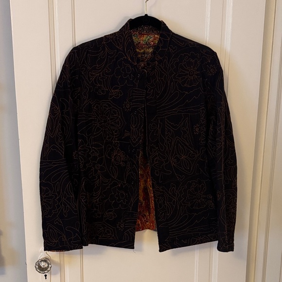 Reversible Embroidered Jacket - Picture 1 of 10